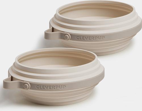 Show full view: Cleverpup Bistro Box 7-Piece Dog Food Travel Kit, Leopard, Large: 12-cup slide 6 of 9