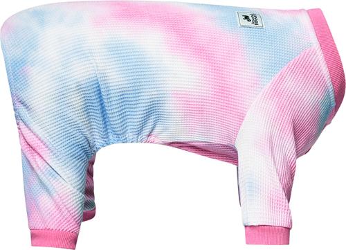 Show full view: Canada Pooch One-Of-A-Kind Waffle Onesie Dog Pajamas, Pink/Blue, 18 slide 4 of 4