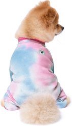 Canada Pooch One-Of-A-Kind Waffle Onesie Dog Pajamas, Pink/Blue, 16 slide 2 of 4