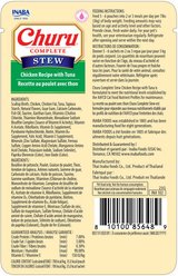 Inaba Churu Complete Chicken Recipe with Tuna Grain-Free, High Moisture Stew Wet Cat Food, 1.76-oz pouch, 12 count slide 2 of 2
