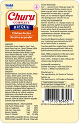 Inaba Churu Complete Chicken Recipe Bisque Grain-Free, High Moisture Bits-in-Broth Wet Cat Food, 1.76-oz pouch, 12 count slide 2 of 2