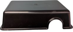 Vivarium Electronics Plastic Reptile Hide Box, Black, Medium
