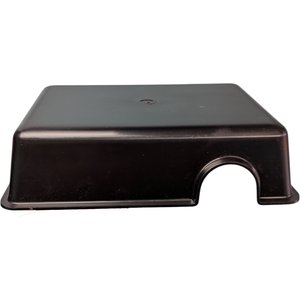 Vivarium Electronics Plastic Reptile Hide Box, Black, Medium