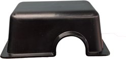 Vivarium Electronics Plastic Reptile Hide Box, Black, Small slide 1 of 3
