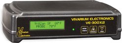Vivarium Electronics VE-300X2 Reptile Thermostat, Black