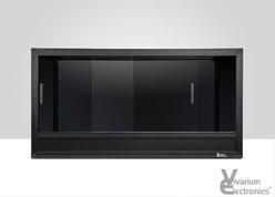 Vivarium Electronics Sliding Door Enclosure Reptile Terrarium, Black, 50-gal slide 2 of 5