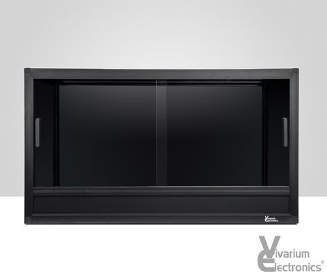 Show full view: Vivarium Electronics Sliding Door Enclosure Reptile Terrarium, Black, 50-gal slide 4 of 5