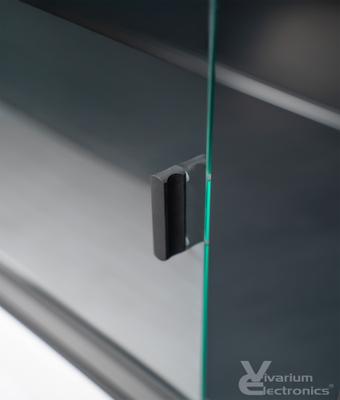 Show full view: Vivarium Electronics Sliding Door Enclosure Reptile Terrarium, Black, 120-gal slide 3 of 5