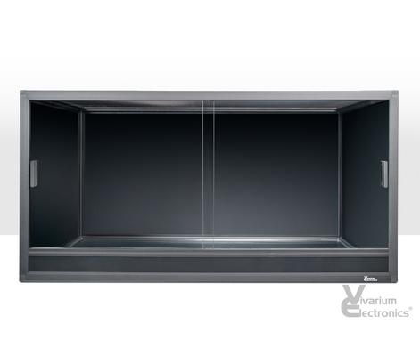 Show full view: Vivarium Electronics Sliding Door Enclosure Reptile Terrarium, Black, 120-gal slide 4 of 5