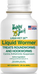 Happy Jack Liqui-Vict 2X Liquid Dog Dewormer, 2-fl oz bottle