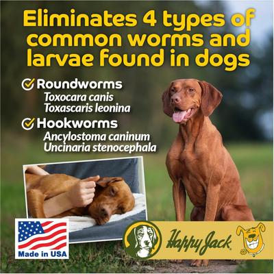 Show full view: Happy Jack Liqui-Vict 2X Liquid Dog Dewormer, 2-fl oz bottle slide 2 of 9