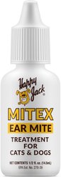 Happy Jack Mitex Ear Mite Treatment for Dogs & Cats, 0.5-fl oz bottle