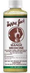 Happy Jack Mange Medicine & Treatment Liquid for Dogs & Horses, 8-fl oz bottle