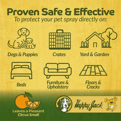 Show full view: Happy Jack Kennel Dip Dog Flea & Tick Treatment & Prevention Dog Spray, 8-fl oz bottle slide 3 of 8
