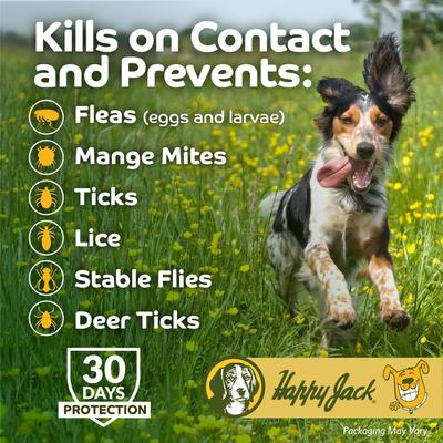 Show full view: Happy Jack Kennel Dip Dog Flea & Tick Treatment & Prevention Dog Spray, 8-fl oz bottle slide 2 of 8