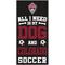 Show in main carousel: Fan Creations Colorado Rapids All I Need Is My Dog & Football Wall Decor, 6 x 12-in slide 1 of 1