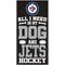 Show in main carousel: Fan Creations Jets All I Need Is My Dog & Football Wall Decor, 6 x 12-in slide 1 of 1