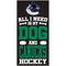 Show in main carousel: Fan Creations Canucks Bengals All I Need Is My Dog & Football Wall Decor, 6 x 12-in slide 1 of 2