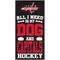 Show in main carousel: Fan Creations Capitals All I Need Is My Dog & Football Wall Decor, 6 x 12-in slide 1 of 2