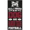Show in main carousel: Fan Creations Morehouse College All I Need Is My Dog & Football Wall Decor, 6 x 12-in slide 1 of 1