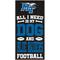 Show in main carousel: Fan Creations Mtsu All I Need Is My Dog & Football Wall Decor, 6 x 12-in slide 1 of 1