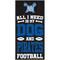 Show in main carousel: Fan Creations University of Hampton All I Need Is My Dog & Football Wall Decor, 6 x 12-in slide 1 of 1