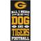 Show in main carousel: Fan Creations Grambling State University All I Need Is My Dog & Football Wall Decor, 6 x 12-in slide 1 of 1