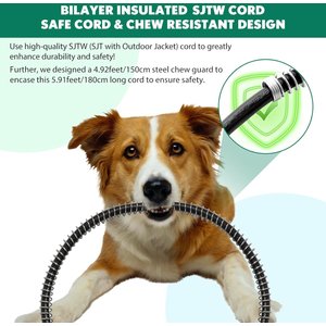 PetNF Outdoor Soft Electric Dog & Cat Heating Pad with Waterproof Cover, Green, 19.6 x 15.7-in