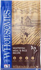 Wholesomes Fish Meal & Rice Formula Adult Dry Dog Food, 40-lb bag