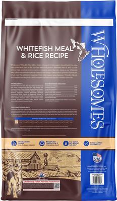Show full view: Wholesomes Fish Meal & Rice Formula Adult Dry Dog Food, 40-lb bag slide 3 of 9