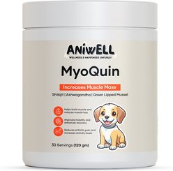 Aniwell MyoQuin Powder Weight Management Supplement for Dogs, 120-g jar