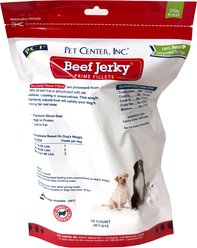 Pet Center Resealable Bag Beef Low Fat Jerky Dog Treats, 10 count slide 2 of 4