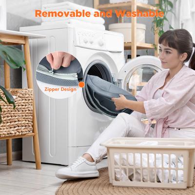 Show full view: Invenho Foldable Cat Desk Bed with Removable Washable Cover, Grey, 17-in slide 4 of 9