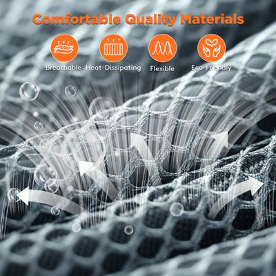 Show full view: Invenho Indoor 360° Rotating & Height Adjustable Hammock Perch Elevated Cat Desk Bed with Removable Washable Cover, Grey, 17-in slide 6 of 8