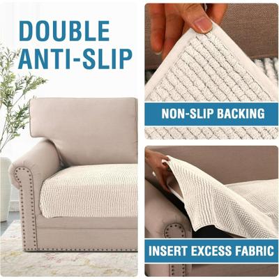 Show full view: H.VERSAILTEX Plush Chenille Thick Soft Sofa Dog Bed Cover, 74 x 35-in, Ivory slide 5 of 9