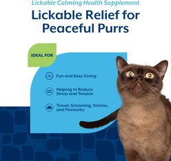 NaturVet Lickable Salmon Flavored Paste Calming Health Supplement for Cats, 3.2-fl oz bottle slide 2 of 7
