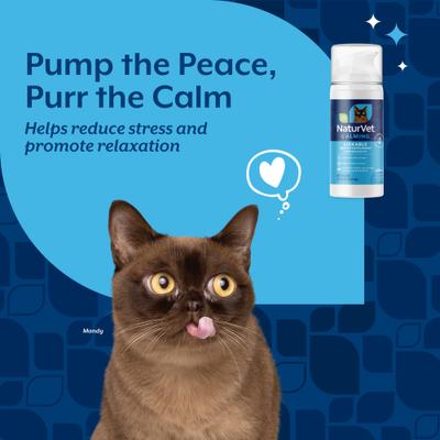 Show full view: NaturVet Lickable Salmon Flavored Paste Calming Health Supplement for Cats, 3.2-fl oz bottle slide 3 of 9