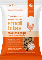 Smallbatch Pets Freeze-Dried Chicken Small Bites Dog Food, 1-oz bag