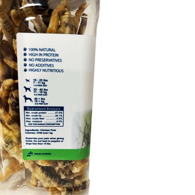 Show full view: Pet Center Chicken Feet Low Fat Adult Dehydrated Foood Treats, 1-lb canister slide 3 of 5