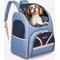 Show in main carousel: Petsfit Premium Airline Approved Backpack Dog & Cat Carrier, Denim Blue, 14.4 x 12.6 x 17.7-in slide 1 of 9