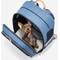 Show in main carousel: Petsfit Deluxe Airline Approved Backpack Dog & Cat Carrier, Denim Blue, 14.6 x 11.8 x 17.5-in slide 4 of 9