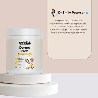 Show full view: Aniwell DermaPrex Allergy & Itch Chew Supplement for Dogs, 30 count slide 7 of 9