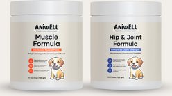 Aniwell Power Pack Hip & Joint Formula & Muscle Formula Chew Supplement for Dogs, 60 count