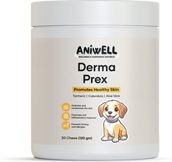 Aniwell DermaPrex Allergy & Itch Chew Supplement for Dogs, 30 count