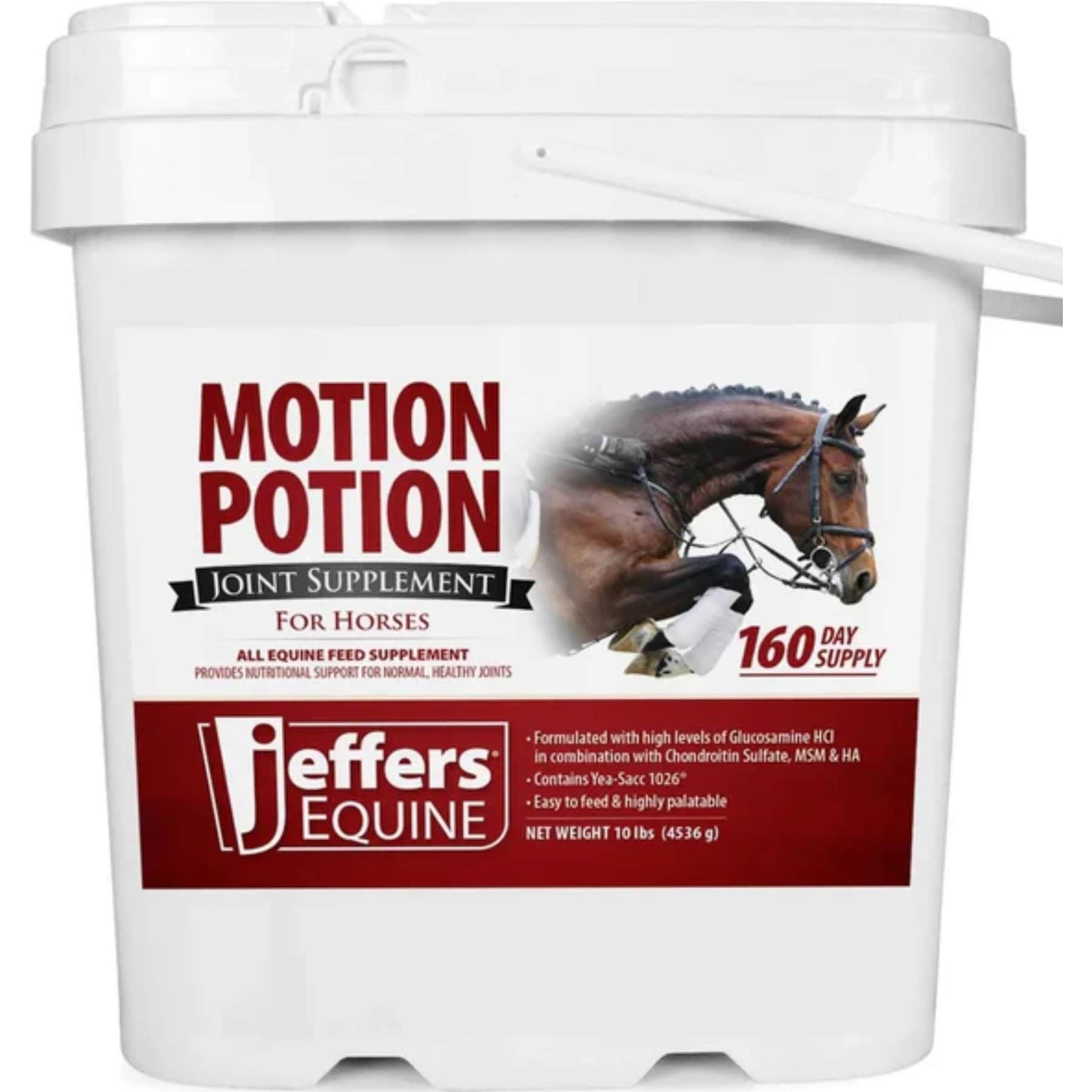 Jeffers Motion Potion Pellet Horse Joint Supplement, 10-lb bucket