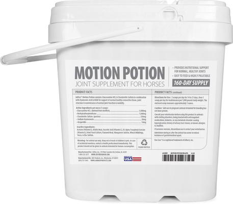 Show full view: Jeffers Motion Potion Pellet Horse Joint Supplement, 10-lb bucket slide 2 of 6