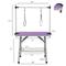 Show in main carousel: Zeus & Ruta Dog Grooming Table with Adjustable Arms & Storage Basket, Purple, 42-in slide 6 of 6