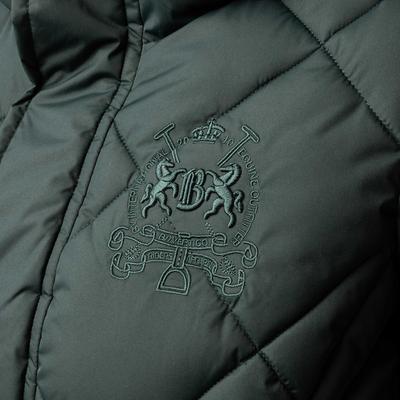 Show full view: B Vertigo Gem Insulated Long Riding Jacket, Scarab Green, 2 slide 6 of 9