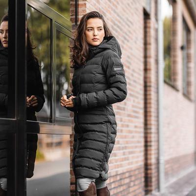 Show full view: B Vertigo Celeste Womens Waterproof Parka Jacket, Black Beauty, 4 slide 2 of 8