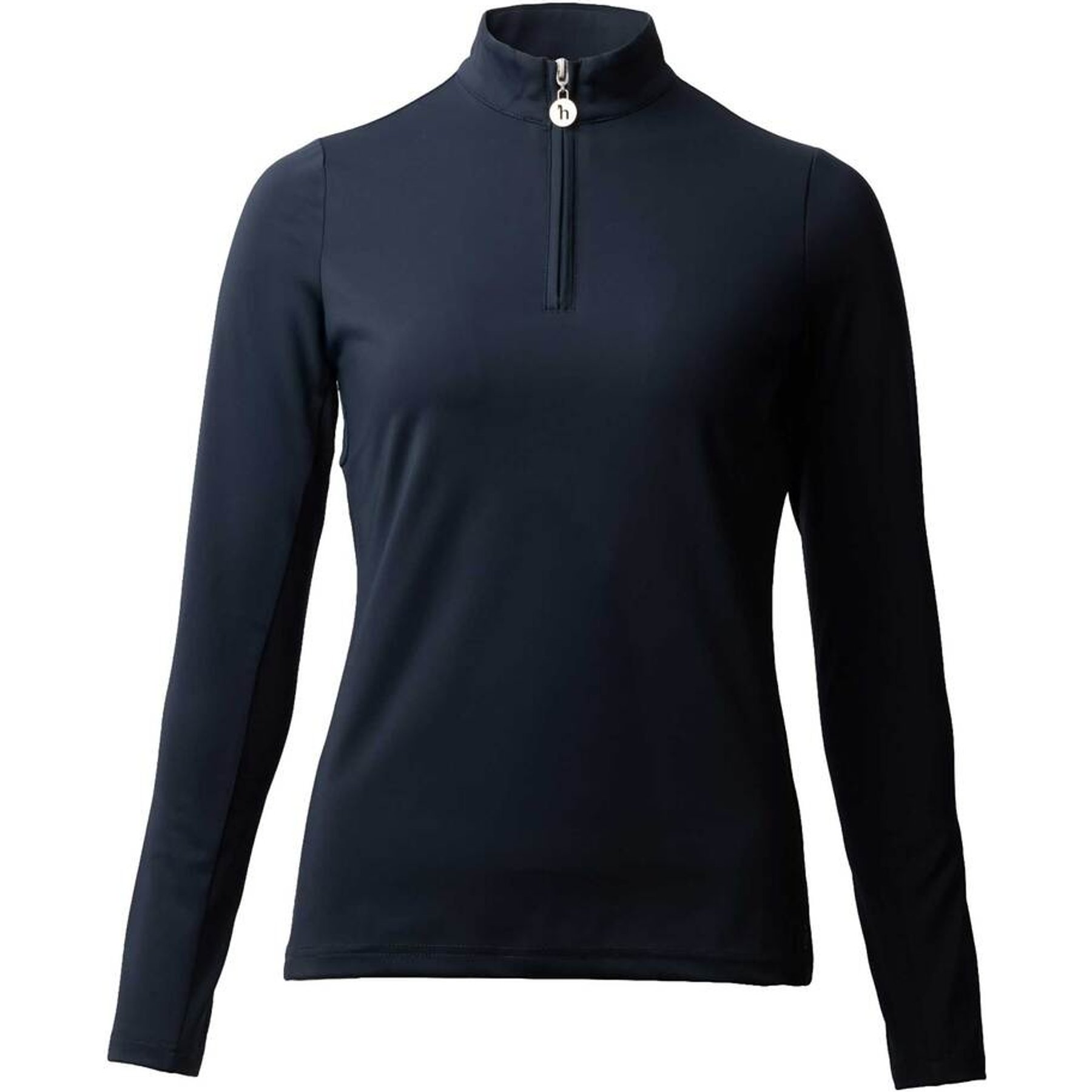 Horze Lilian Womens Winter Training Shirt, Blueberry, 4